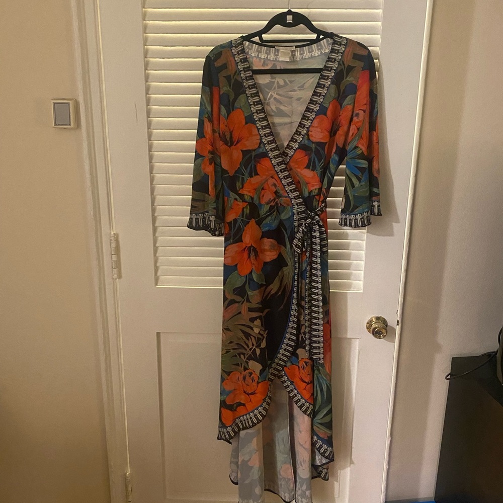 Floral, High-Low dress